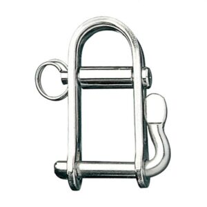 Ronstan Shackle, Halyard, Pin 1/4 in., L:32mm, W:19mm