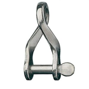 Ronstan Shackle, Twisted, Pin 1/2 in., L:64mm, W:19mm