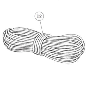 Selden Furlex 100s Rope 8 Black 24/3 -20000 (D2)